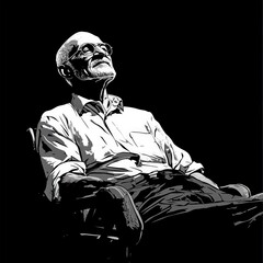 Mahatma Gandhi, vector illustration