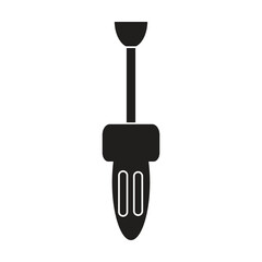 screwdriver icon vector on white background
