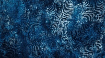 Multicolored fingerprint textures on light background