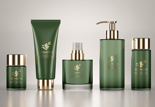 Cosmetics Collection Mockup