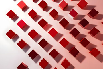 Modern Abstract Background with Paper-Like Squares and Soft Gradient Design