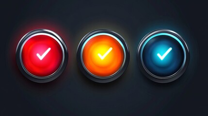 Collection Loading bar status icon. Vector illustration. Set of vector loaded icons. Download progress. or Upload