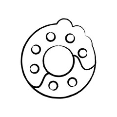 Food & Beverages Icon - doughnut