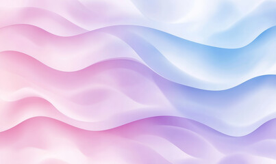 Fototapeta premium Colorful abstract pastel waves - gradient background design for modern aesthetics