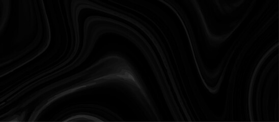 Black and grey liquid marble pattern texture natural background.  Liquify Swirl black and gray color art. Beautiful drawing with the divorces and wavy lines in gray tones. 