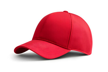 Fototapeta premium Blank Baseball cap mock up, isolated on white background