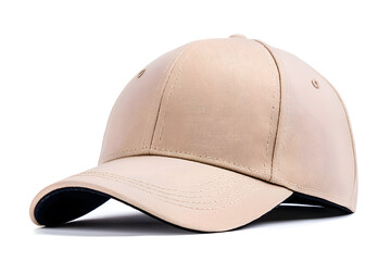 Fototapeta premium Blank Baseball cap mock up, isolated on white background