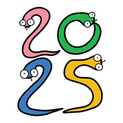 Fototapeta premium Two thousand twenty five 