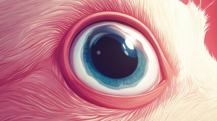 Close up of a dog s eye affected by cataracts showcasing the bluish white haze on the lens medical reference for veterinary studies
