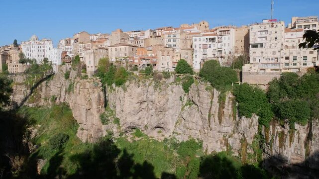 The Rhumel gorge in the beautiful town of Constantine, Algeria