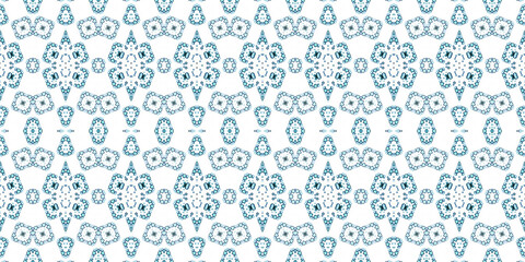 Seamless kaleidoscope pattern. The texture of the woven pattern. Endless pattern