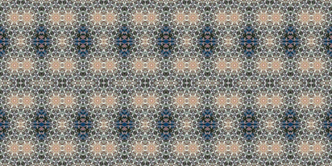 Seamless kaleidoscope pattern. The texture of the woven pattern. Endless pattern