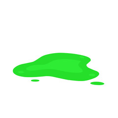 Green slime spill