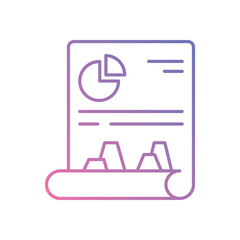 Data Analyst vector icon stock illustration