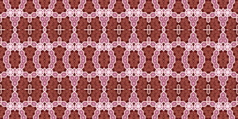 Seamless kaleidoscope pattern. The texture of the woven pattern. Endless pattern