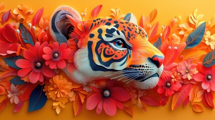 Fototapeta premium Creative Animal Kingdom: Illustrations and Designs