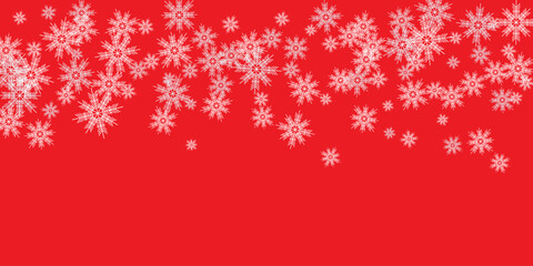 christmas background with snowflakes