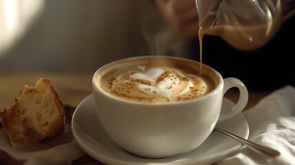 Świeża kawa o poranku