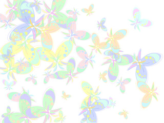 seamless pattern with butterflies