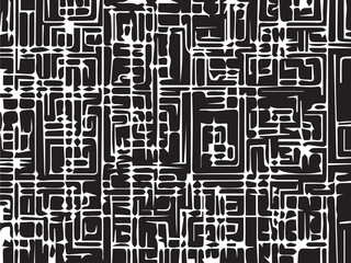 Grunge texture with black lines on a white background
