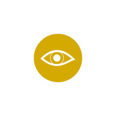 Eye icon isolated on transparent background