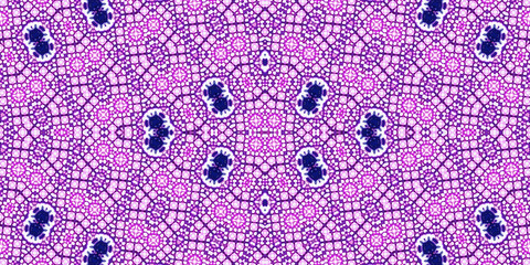 Seamless kaleidoscope pattern. The texture of the woven pattern. Endless pattern