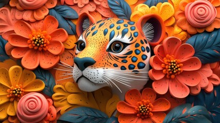Fototapeta premium Creative Animal Kingdom: Illustrations and Designs