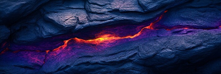 Obraz premium Dynamic Lava Flow Inspired Textures with Intense Fiery Patterns in Abstract Generative AI Art, Ideal for Creative Design and Backgrounds 