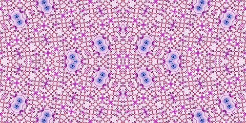 Seamless kaleidoscope pattern. The texture of the woven pattern. Endless pattern