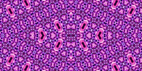 Seamless kaleidoscope pattern. The texture of the woven pattern. Endless pattern
