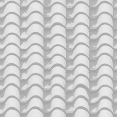 Slate snowy wodden shingle roof tile seamless texture