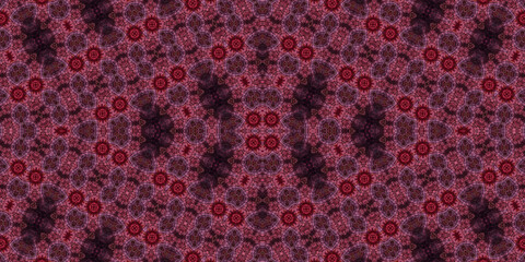 Seamless kaleidoscope pattern. The texture of the woven pattern. Endless pattern
