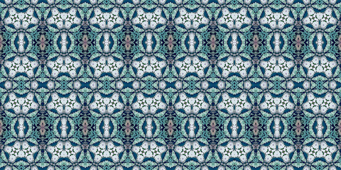 Seamless kaleidoscope pattern. The texture of the woven pattern. Endless pattern