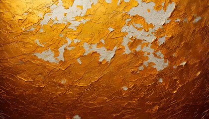 Abstract gold background with torn