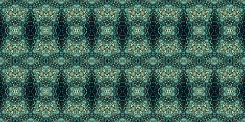 Seamless kaleidoscope pattern. The texture of the woven pattern. Endless pattern