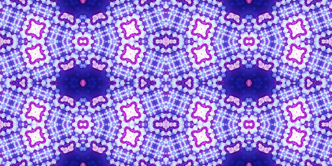 Seamless kaleidoscope pattern. The texture of the woven pattern. Endless pattern