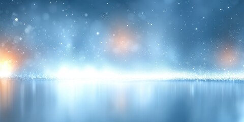 Beautiful Blue Abstract Light Background