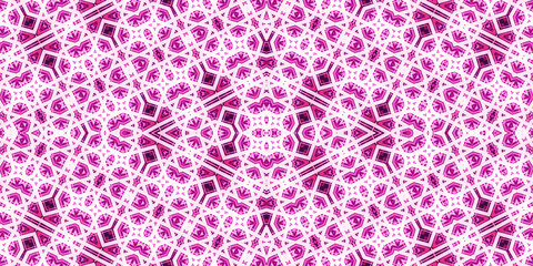 Seamless kaleidoscope pattern. The texture of the woven pattern. Endless pattern