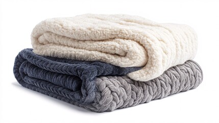 Cozy Knitted and Sherpa Blankets for Winter Warmth