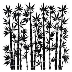 silhouette bamboo set