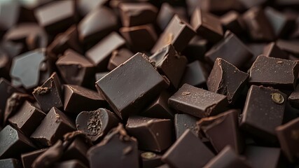 A symphony of dark brown squares, each a testament to the richness and depth of flavor that awaits.