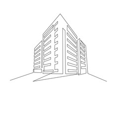 Continuous one line building