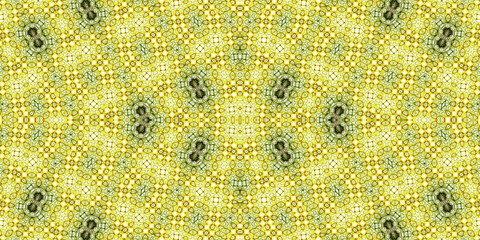 Seamless kaleidoscope pattern. The texture of the woven pattern. Endless pattern
