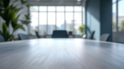 Fototapeta premium The Modern Office Conference Table