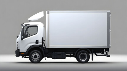 Industrial covered van mocup