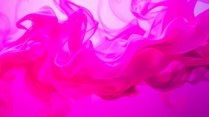 Abstract Flowing Magenta Fabric with Delicate Swirls and Soft Shadows