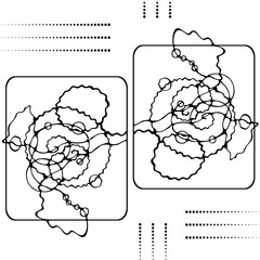 Monochrome pattern. Pattern. Abstract pattern. Color image. Beautiful wallpaper on the background.
