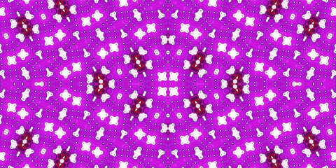 Seamless kaleidoscope pattern. The texture of the woven pattern. Endless pattern
