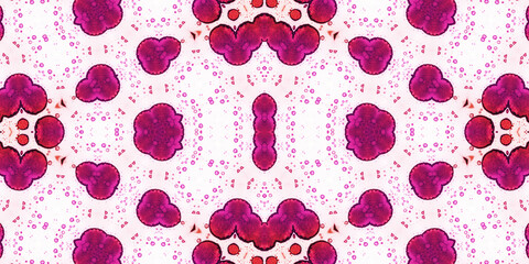 Obraz premium Seamless kaleidoscope pattern. The texture of the woven pattern. Endless pattern