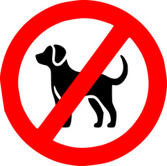 no dogs sign